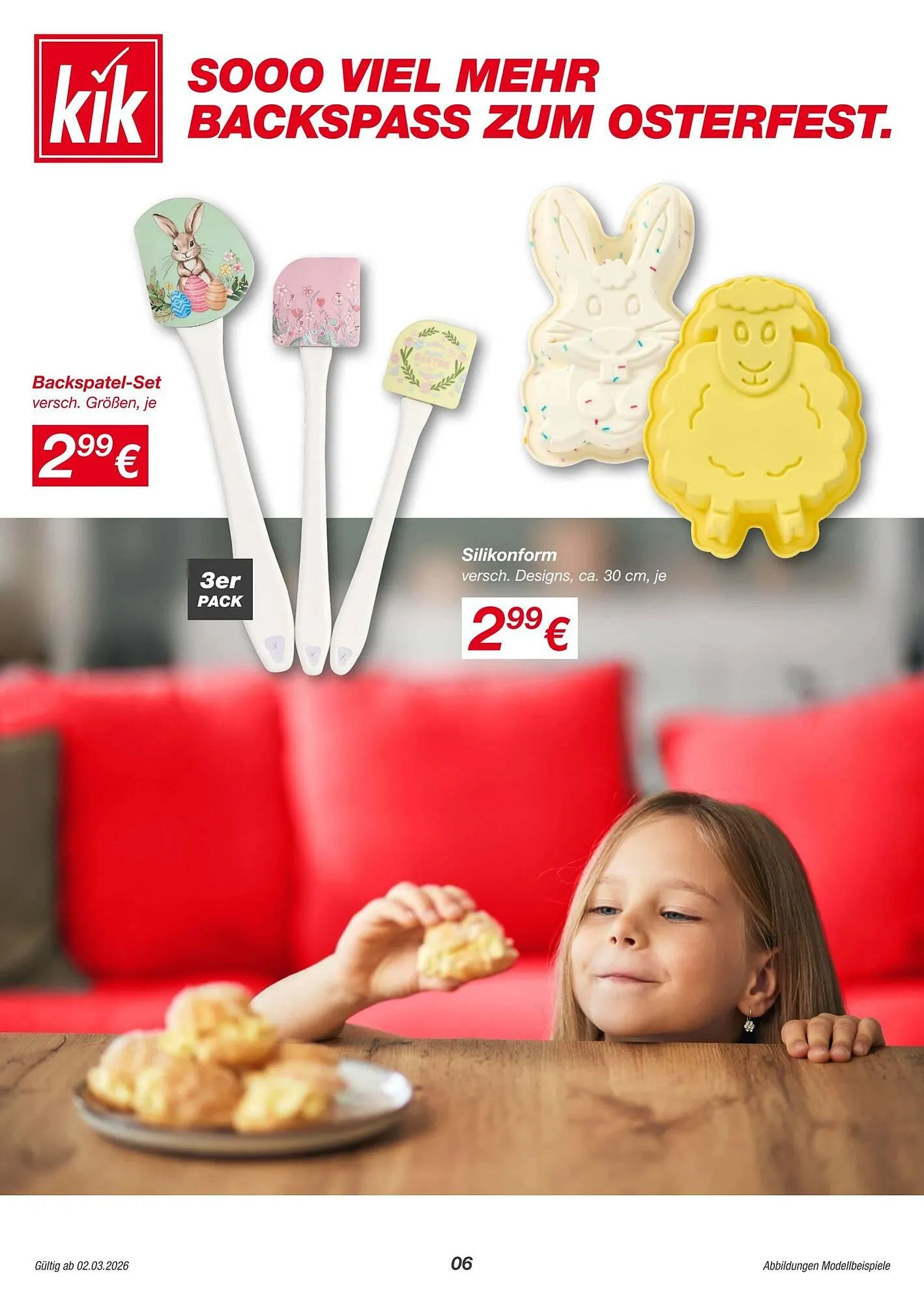 KiK Prospekt von 2. März bis 1. April 2026 - Flugblätt seite 6