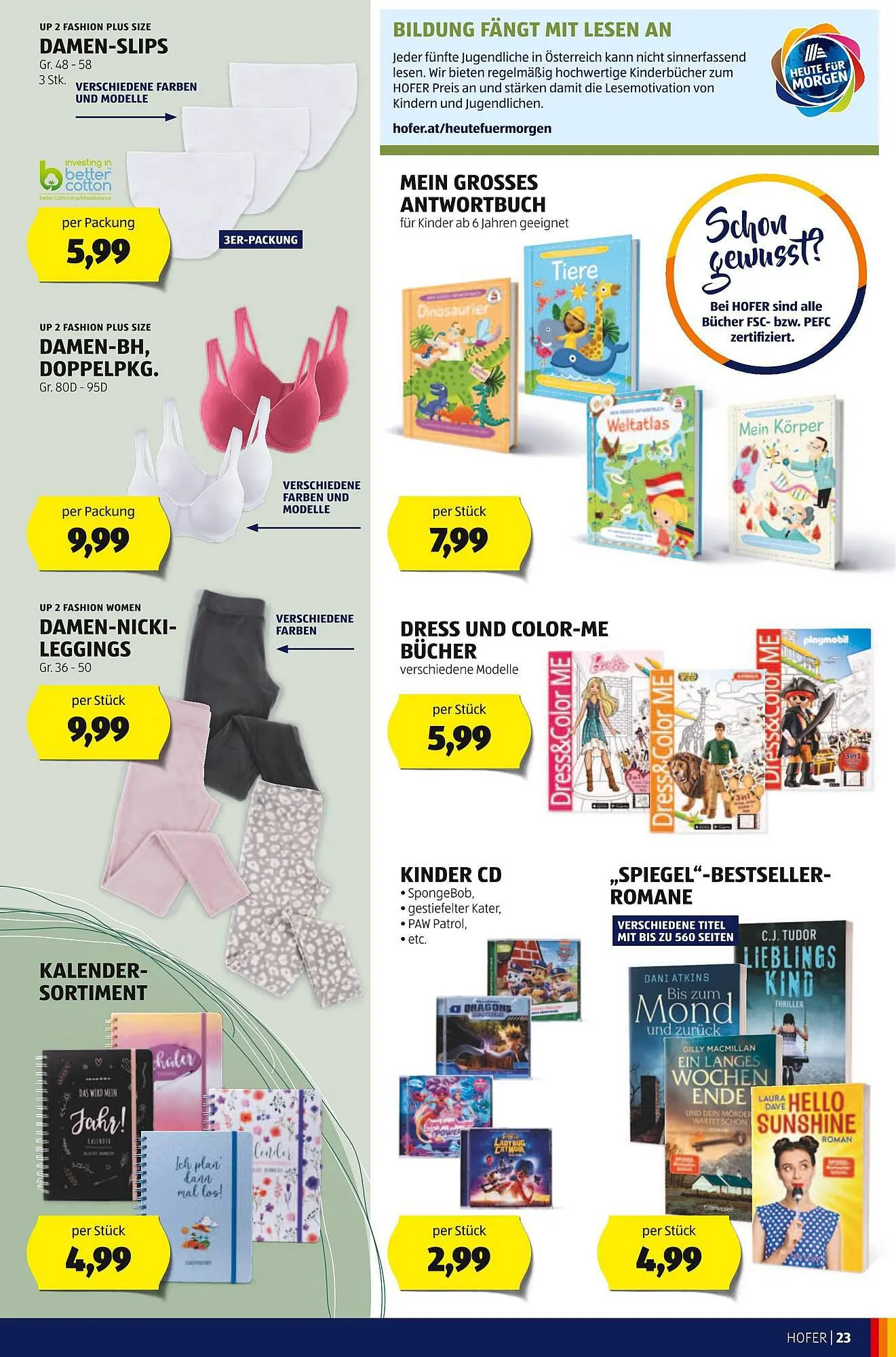 Hofer Flugblatt von 8. September bis 14. September 2023 - Flugblätt seite  25