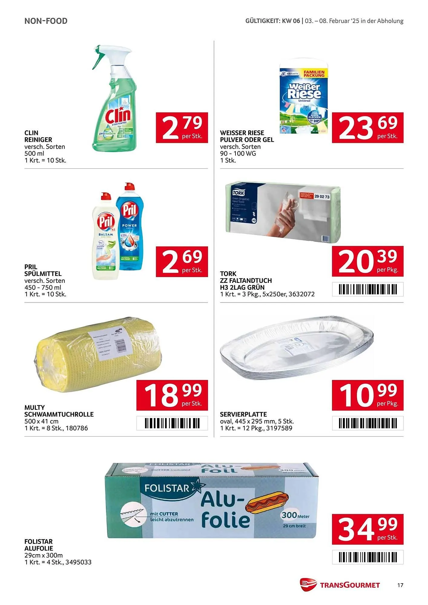 Transgourmet Flugblatt von 3. Februar bis 9. Februar 2025 - Flugblätt seite  15