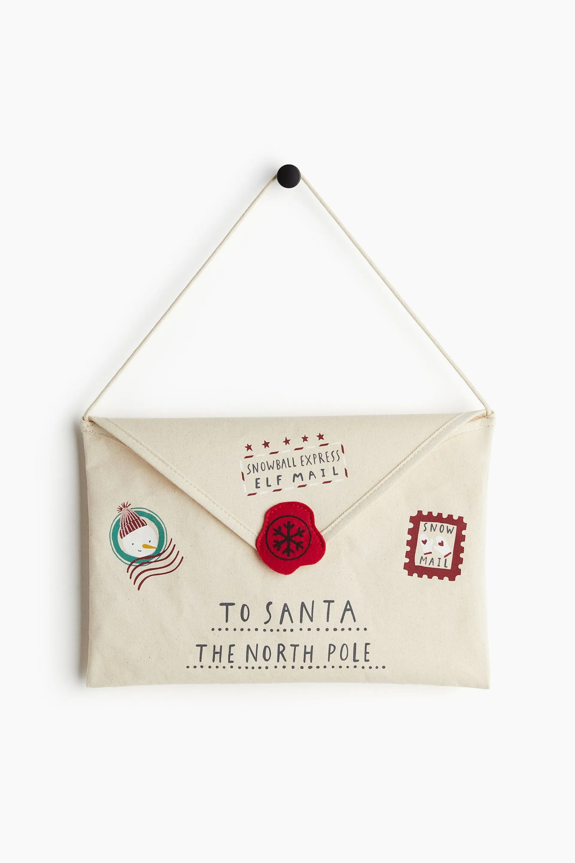 Cotton canvas wall storage pouch