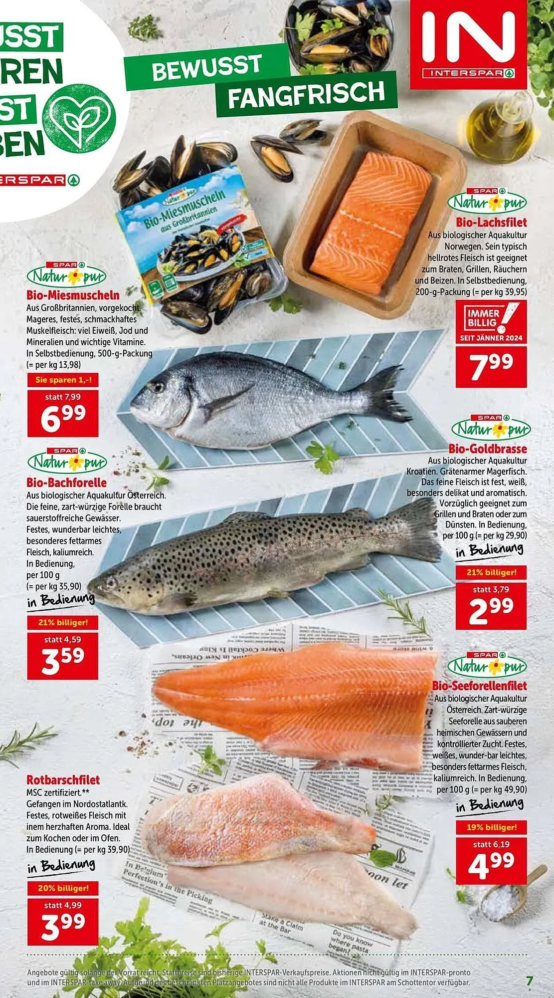 Interspar Flugblatt von 15. Jänner bis 28. Jänner 2026 - Flugblätt seite  7