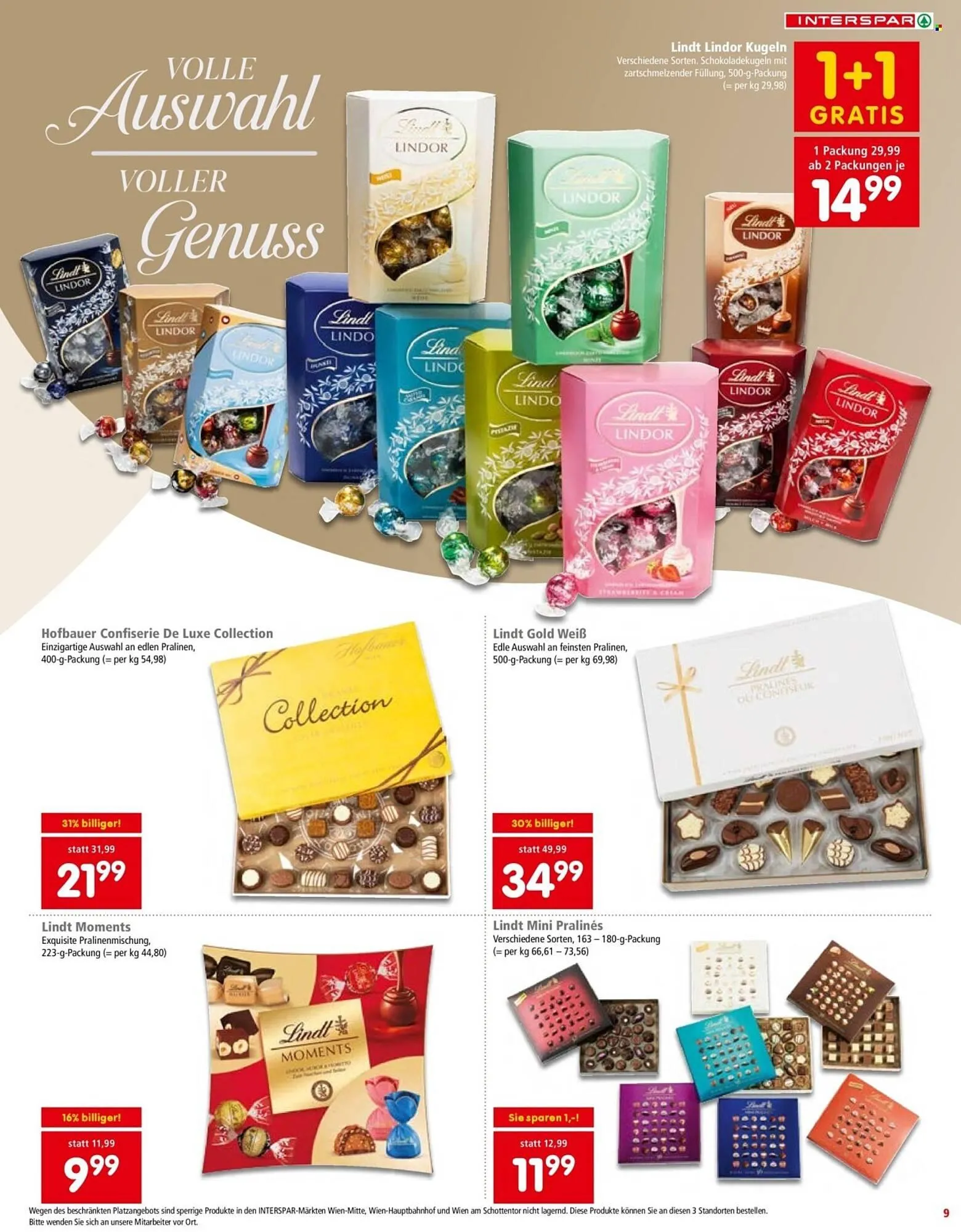 Interspar Flugblatt von 16. Oktober bis 24. Dezember 2025 - Flugblätt seite  9