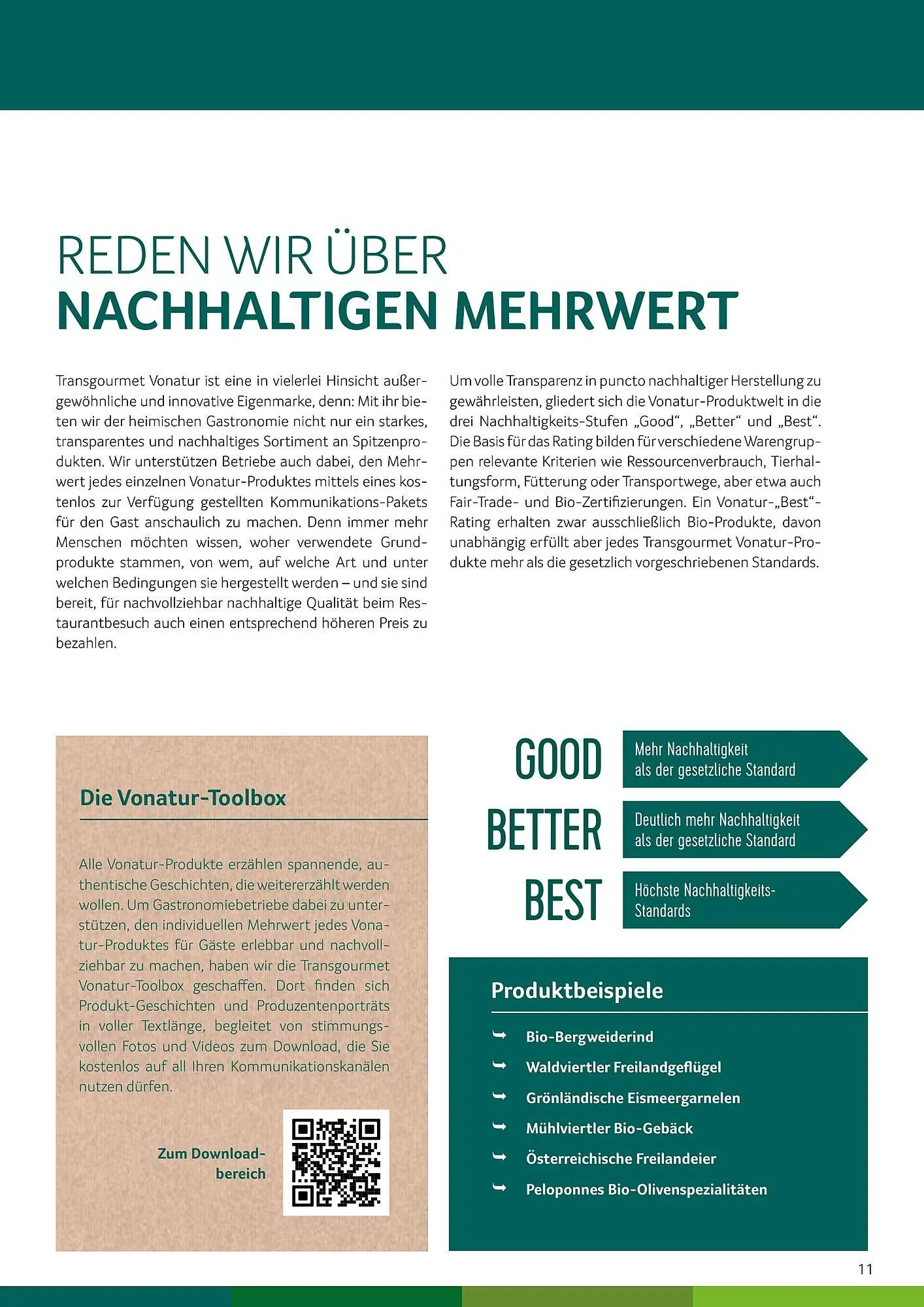 Transgourmet Flugblatt von 25. Februar bis 31. Dezember 2025 - Flugblätt seite 11