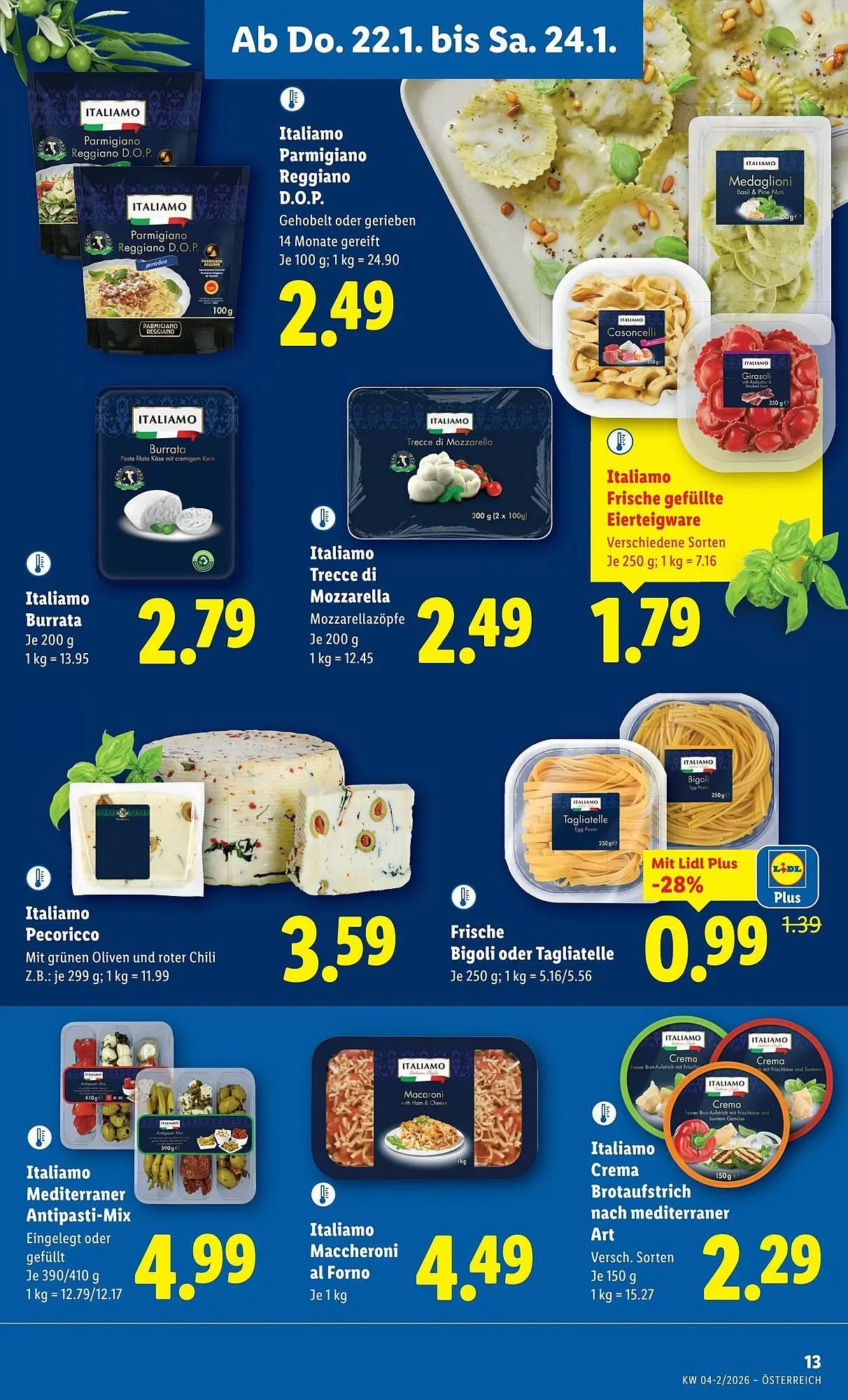 Lidl Flugblatt von 22. Jänner bis 29. Jänner 2026 - Flugblätt seite  17