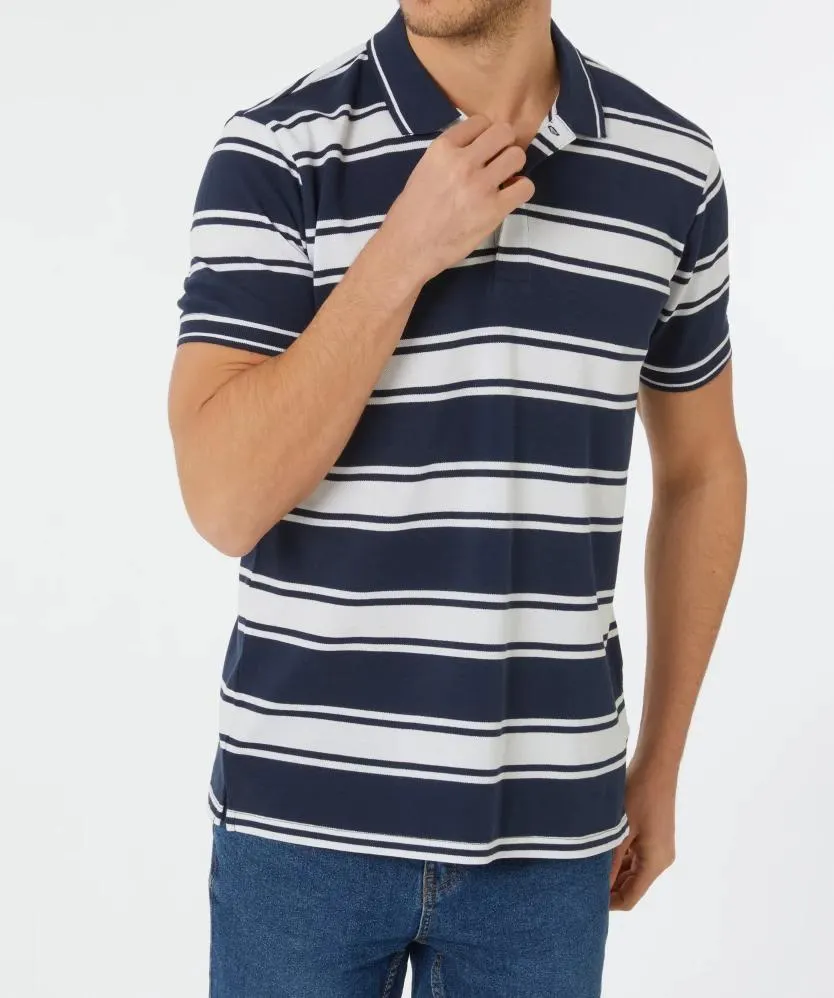 Koszulka polo w paski X-Mail, różne wzory