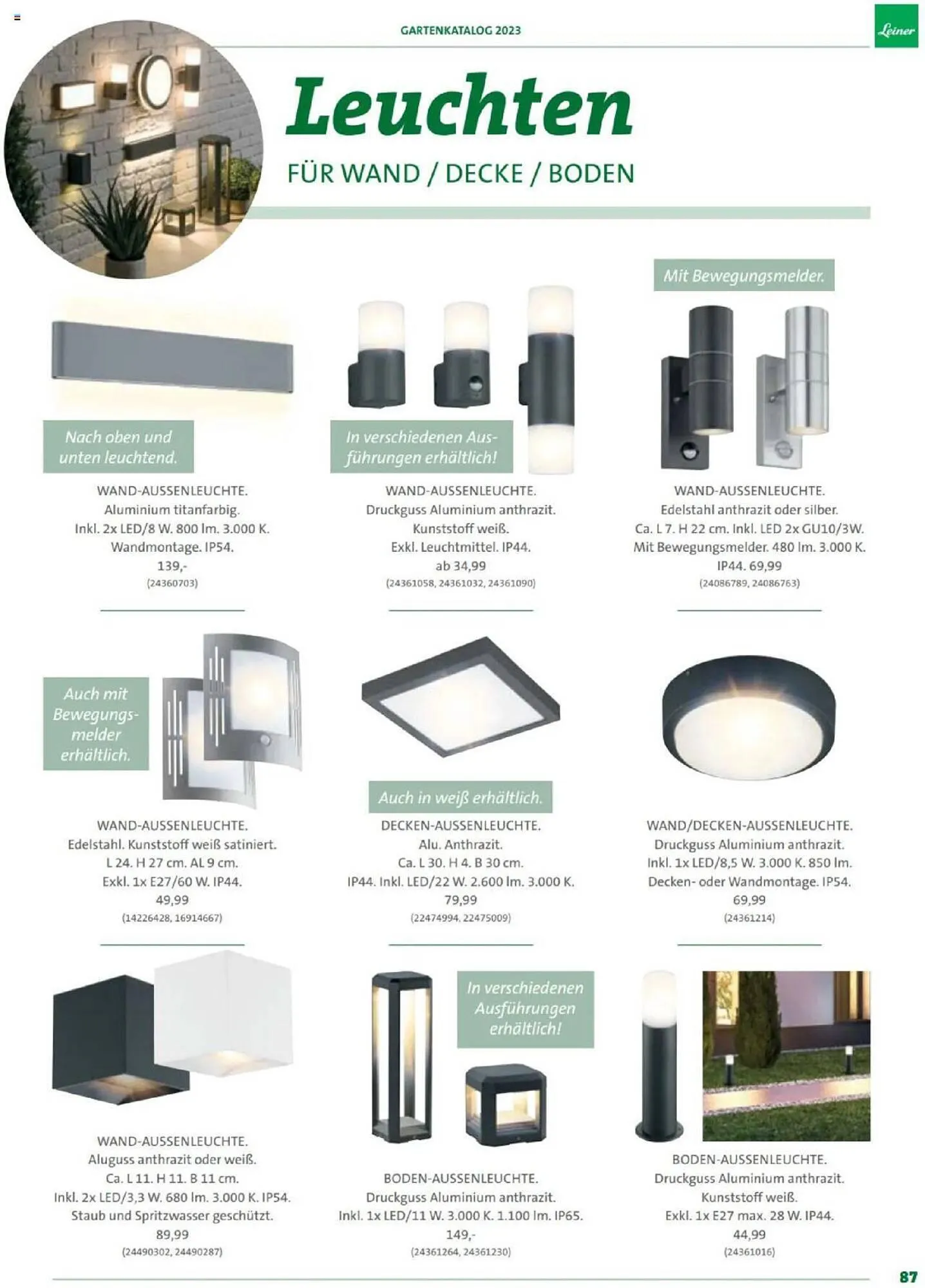 Leiner Flugblatt von 3. Februar bis 31. August 2023 - Flugblätt seite 87