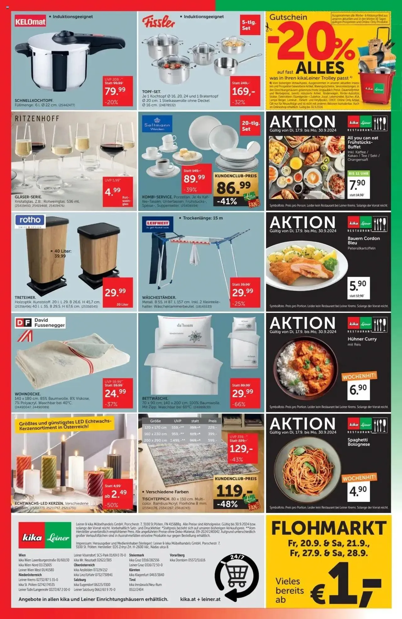 Leiner Prospekt aktuell von 17. September bis 30. September 2024 - Flugblätt seite 8