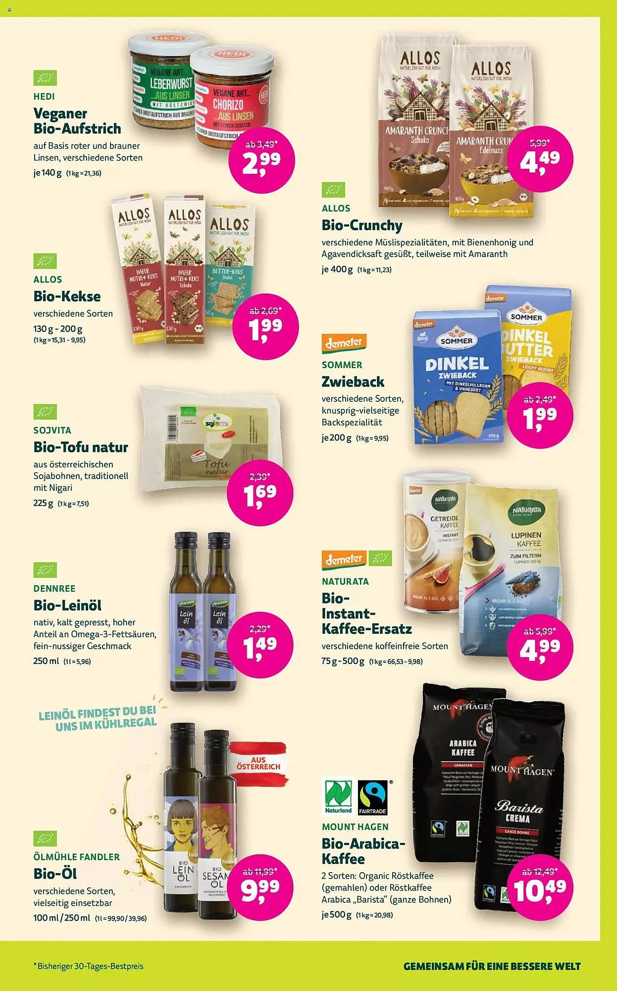 Denn's Biomarkt Flugblatt von 5. November bis 18. November 2025 - Flugblätt seite  9