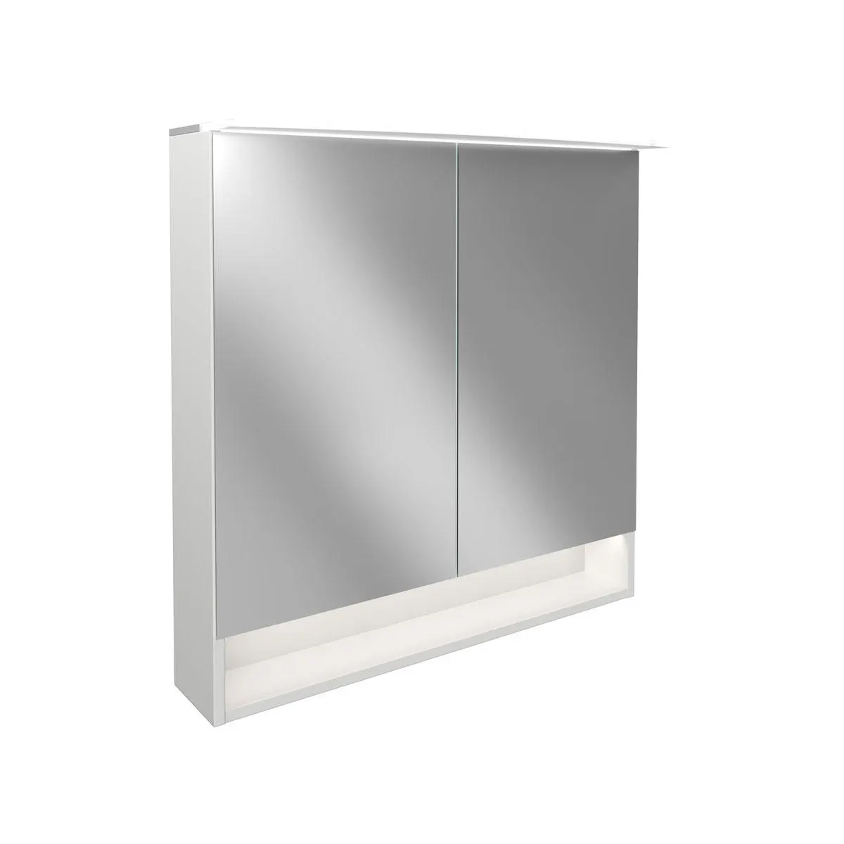 Fackelmann Spiegelschrank B.Style 800 x 812 x 153 mm Weiß LED