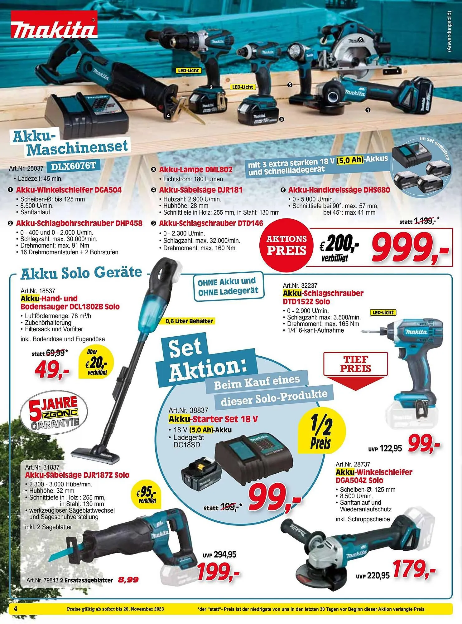 Zgonc Flugblatt von 1. November bis 26. November 2023 - Flugblätt seite 4