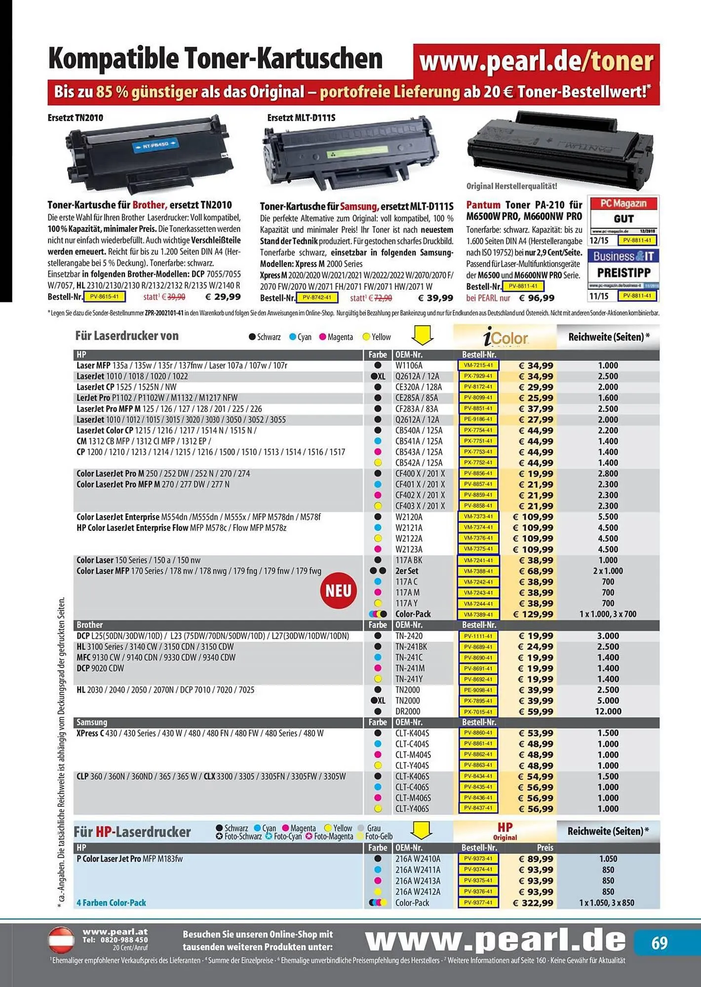 Pearl Flugblatt von 26. Februar bis 31. März 2024 - Flugblätt seite  69