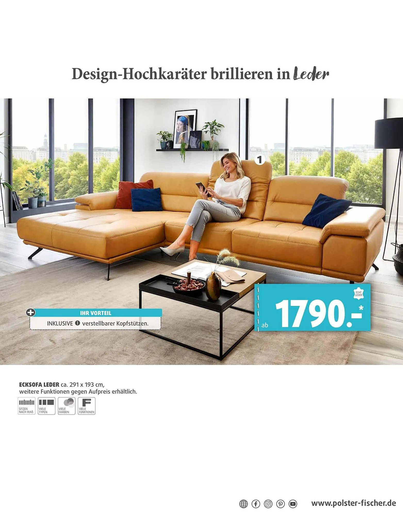 Polstermöbel Fischer Flugblatt von 15. Februar bis 17. März 2024 - Flugblätt seite  20