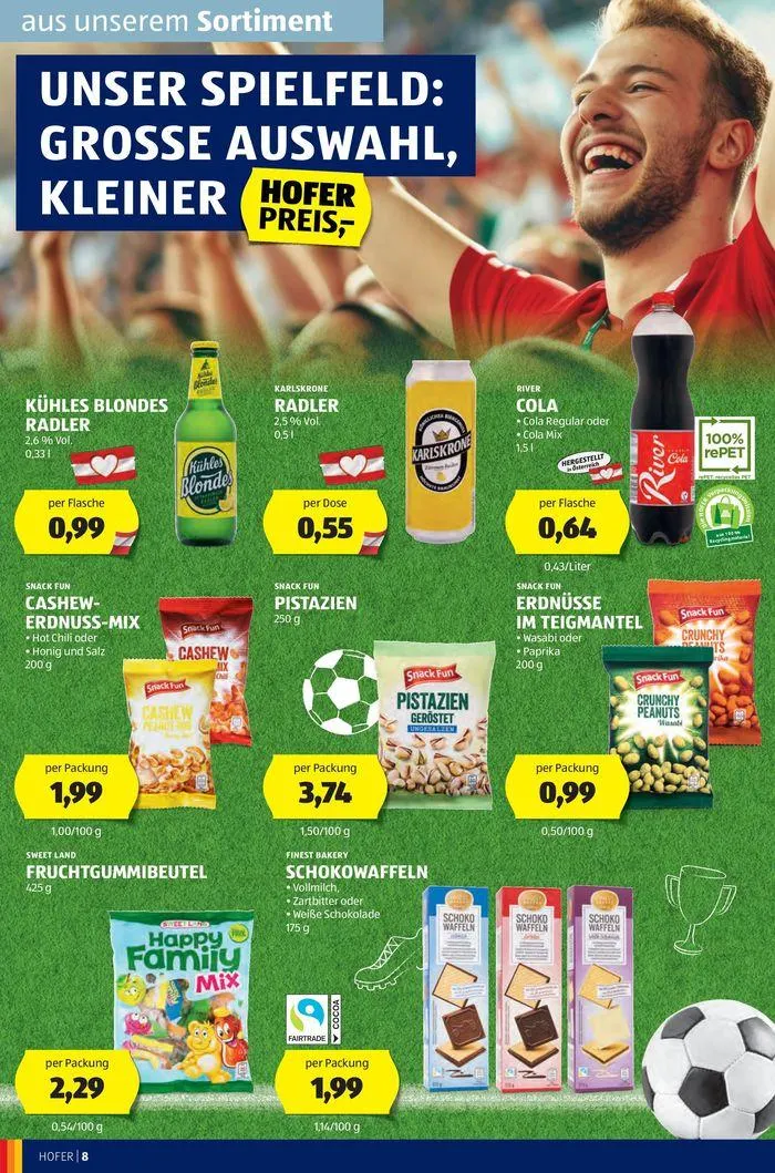 Blättern Sie online im HOFER Flugblatt von 19. Juni bis 3. Juli 2024 - Flugblätt seite 10