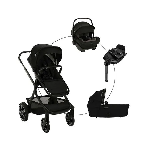 Kombikinderwagen Demi Next Travel-Set inkl. Babyschale Arra Next und Isofix-Basis Base Next