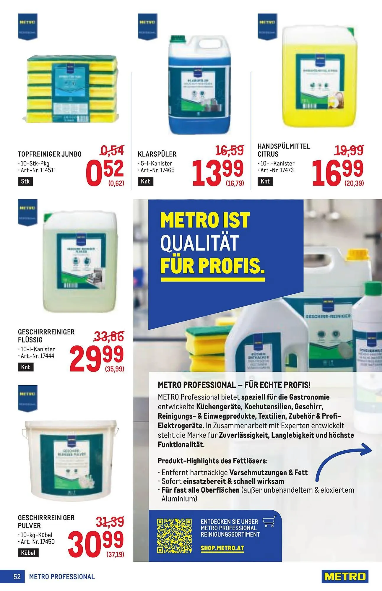 Metro Flugblatt von 16. April bis 29. April 2026 - Flugblätt seite  52