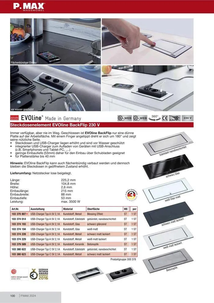 Peter MAX Katalog von 31. Mai bis 31. Dezember 2024 - Flugblätt seite 100