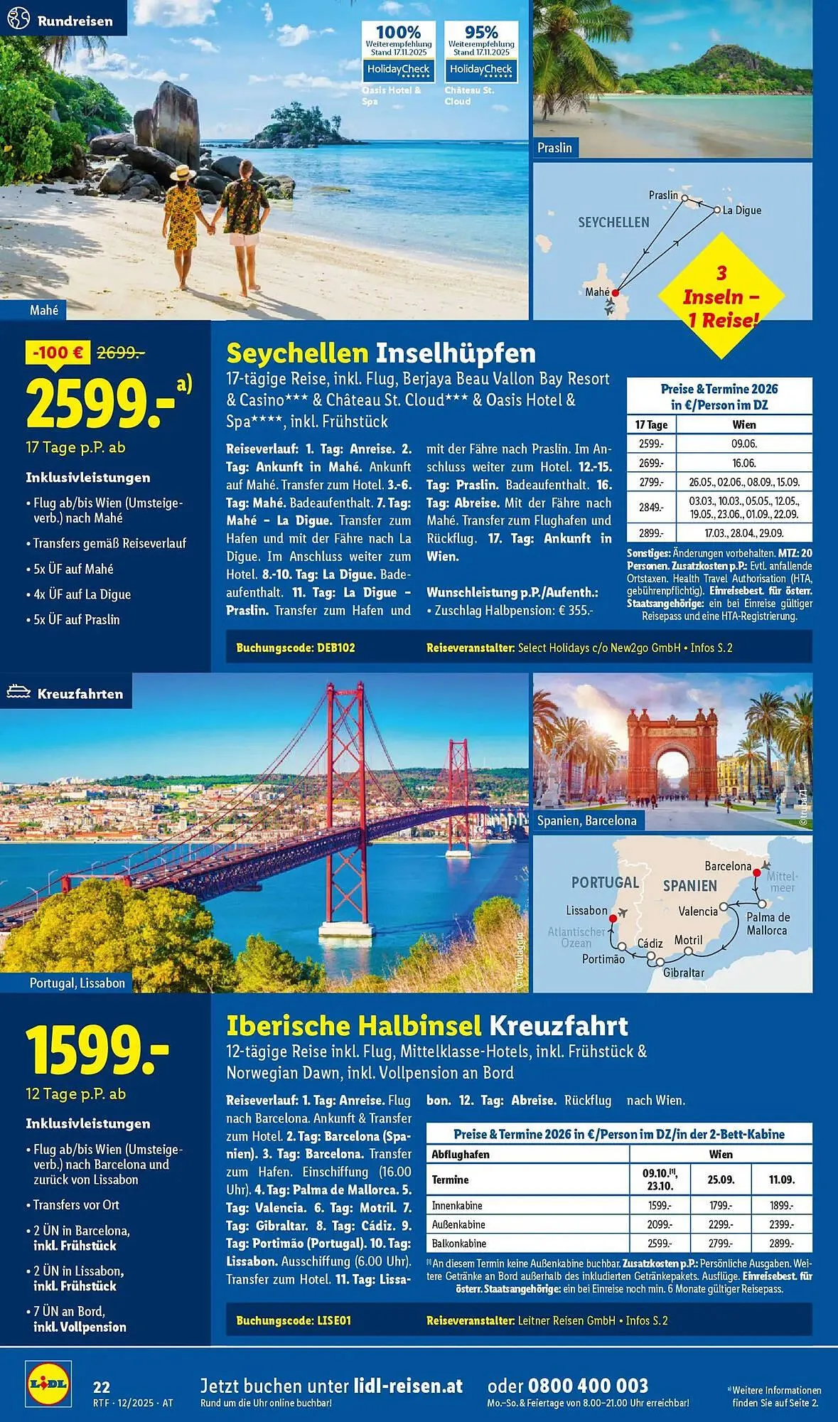 Lidl Flugblatt von 13. Dezember bis 15. Jänner 2026 - Flugblätt seite 22