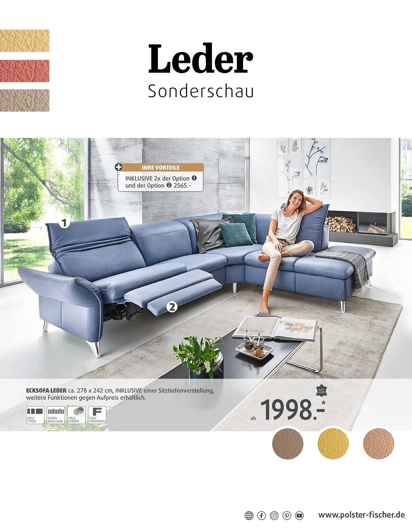 Polstermöbel Fischer Flugblatt von 15. Februar bis 17. März 2024 - Flugblätt seite  32