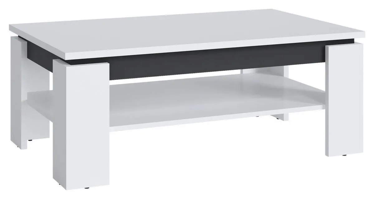 Campania Anthrazit, Weiß B: 110 Cm