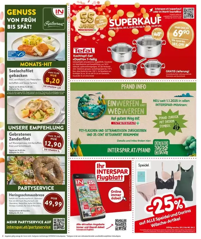 Interspar flugblatt von 19. Februar bis 5. März 2025 - Flugblätt seite 2