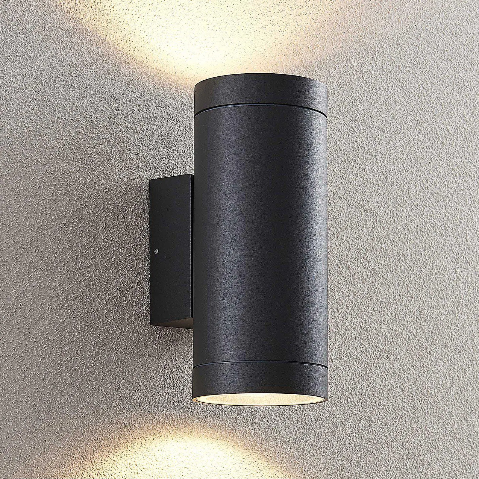 Lucande Thomke Außenwandlampe, E27, 2-flammig