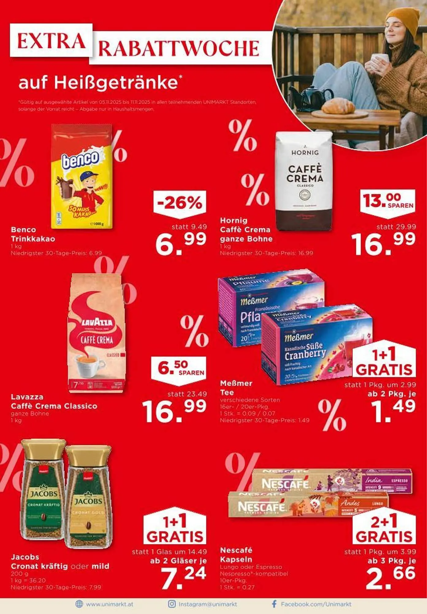 Unimarkt Flugblatt von 5. November bis 11. November 2025 - Flugblätt seite  4