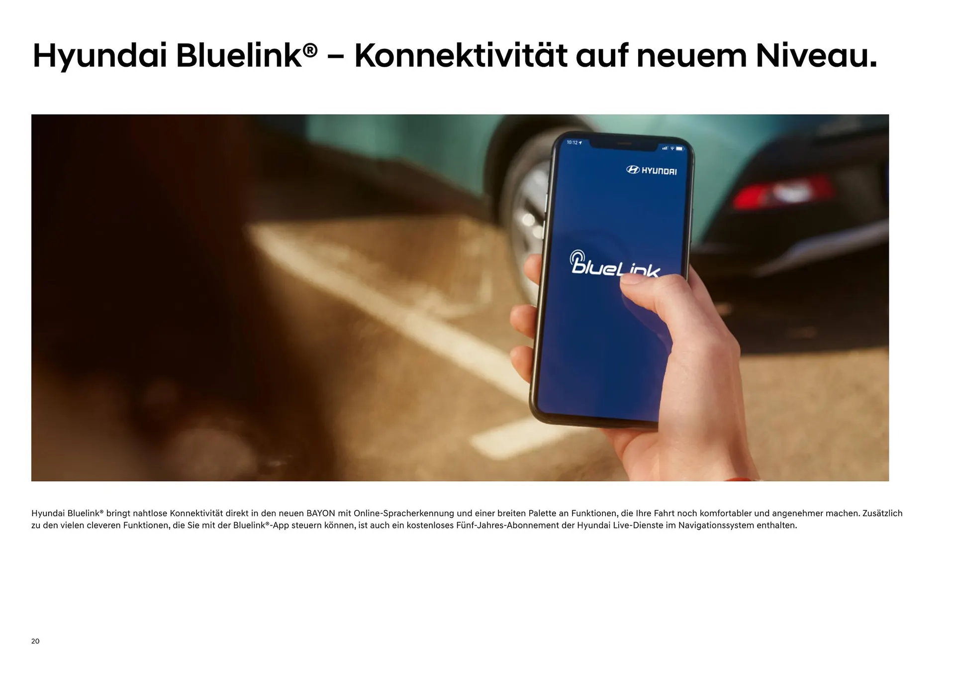 Hyundai Bayon Flugblatt von 11. Juli bis 14. Mai 2024 - Flugblätt seite  20