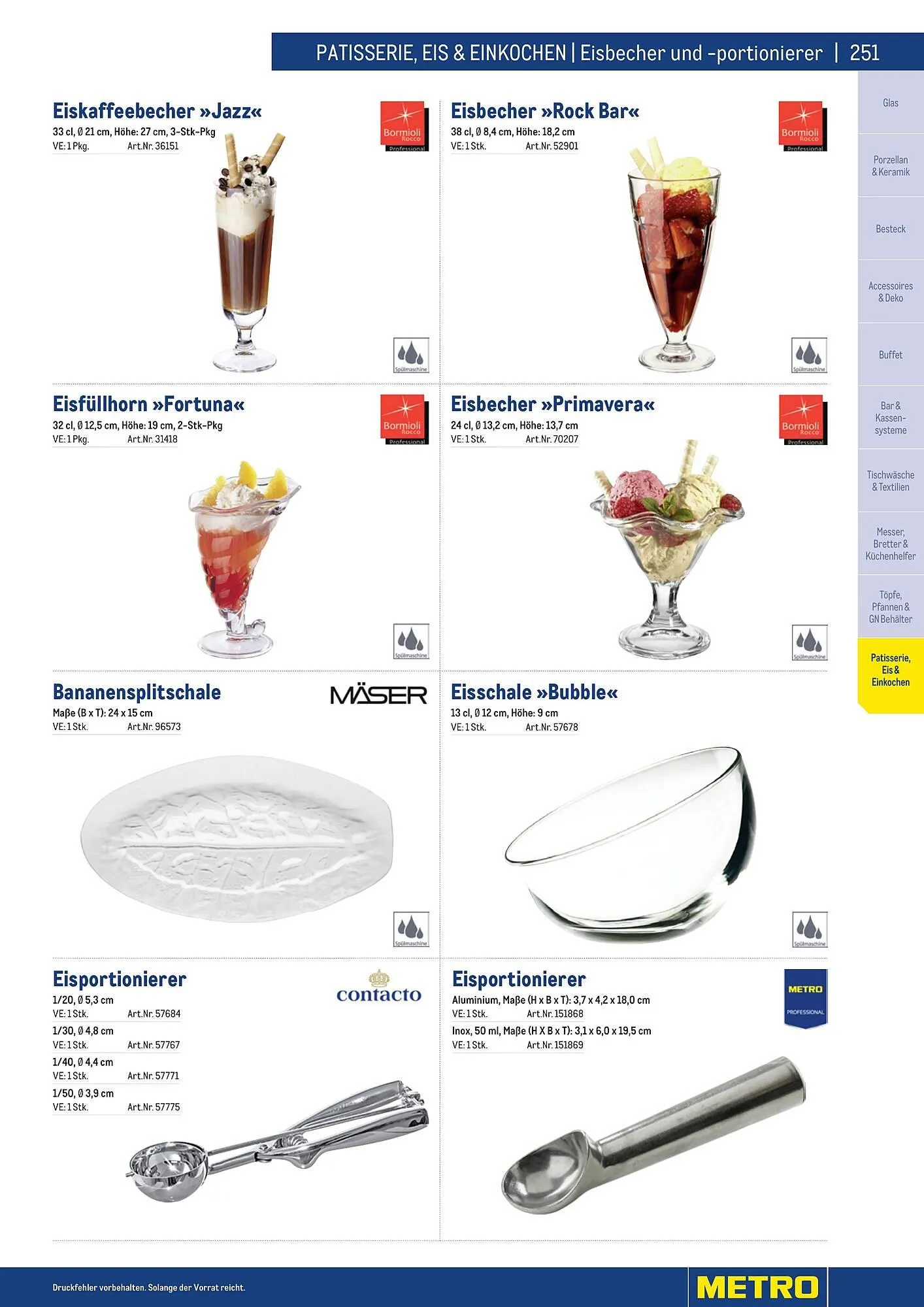 Metro Flugblatt von 25. März bis 31. Dezember 2026 - Flugblätt seite  251