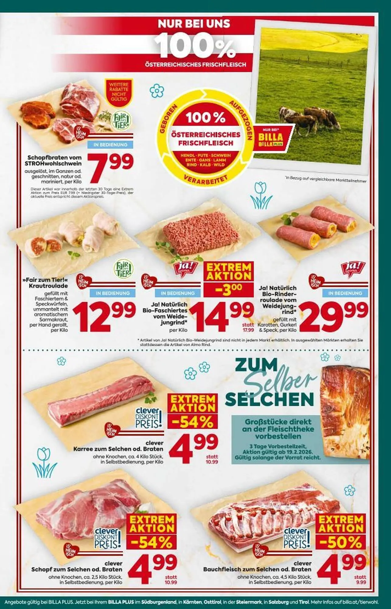 Billa Corso Flugblatt von 19. Februar bis 25. Februar 2026 - Flugblätt seite  7