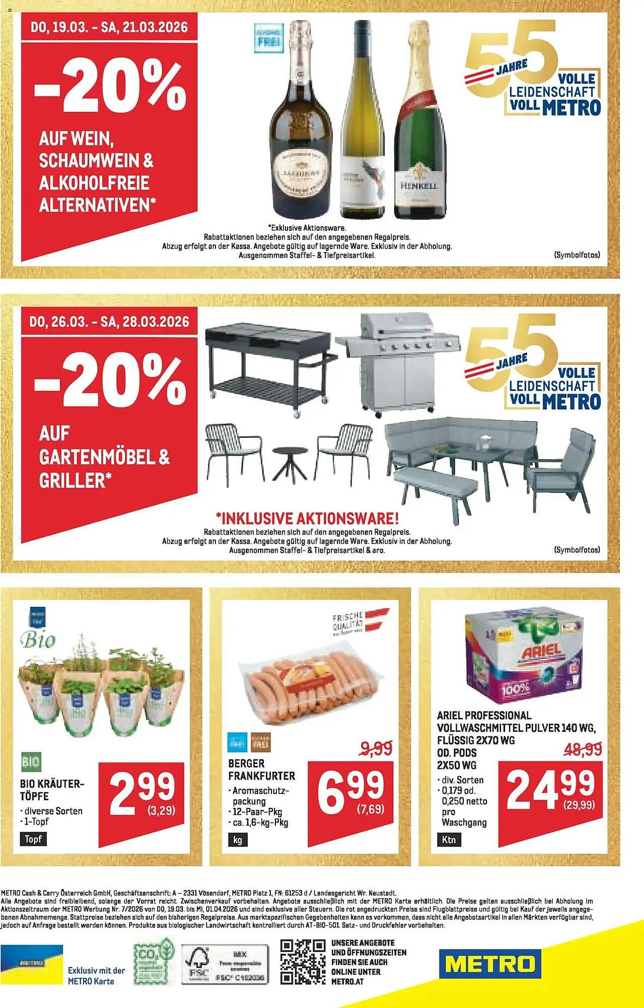 Metro Flugblatt von 19. März bis 1. April 2026 - Flugblätt seite  64