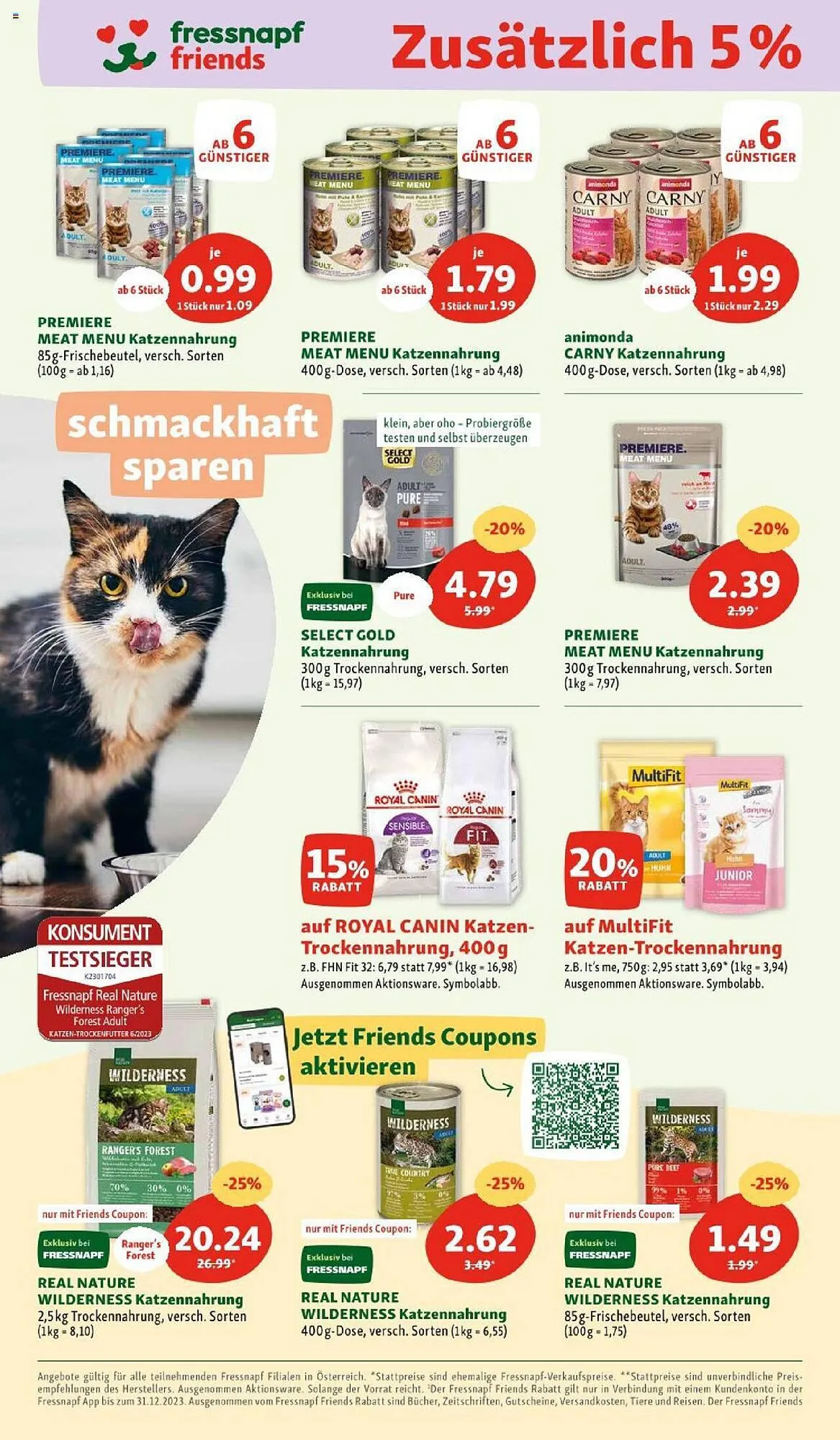 Fressnapf Flugblatt von 3. Oktober bis 7. Oktober 2023 - Flugblätt seite 4