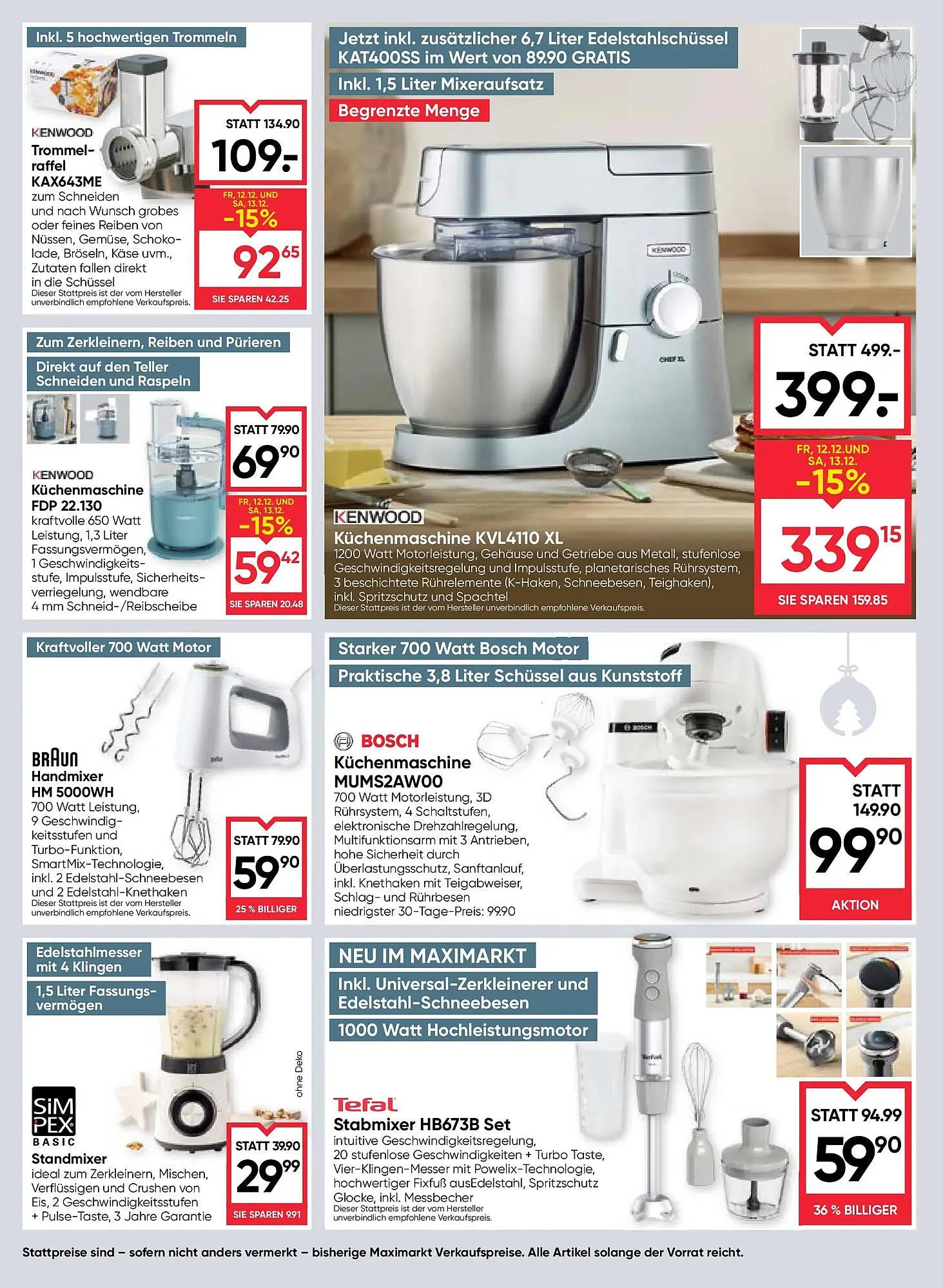 Maximarkt Flugblatt von 10. Dezember bis 17. Dezember 2025 - Flugblätt seite  18