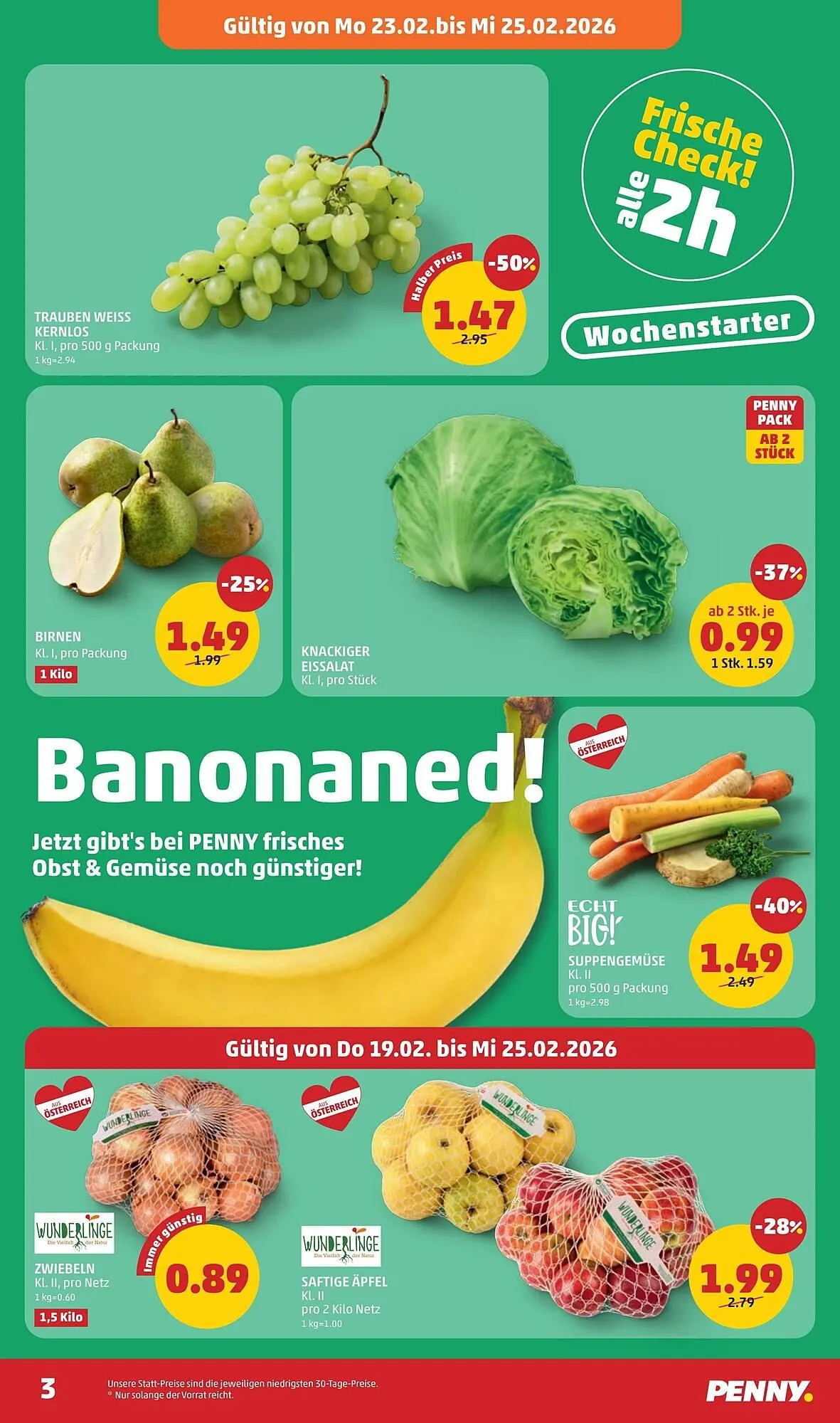 PENNY Flugblatt von 19. Februar bis 26. Februar 2026 - Flugblätt seite  3