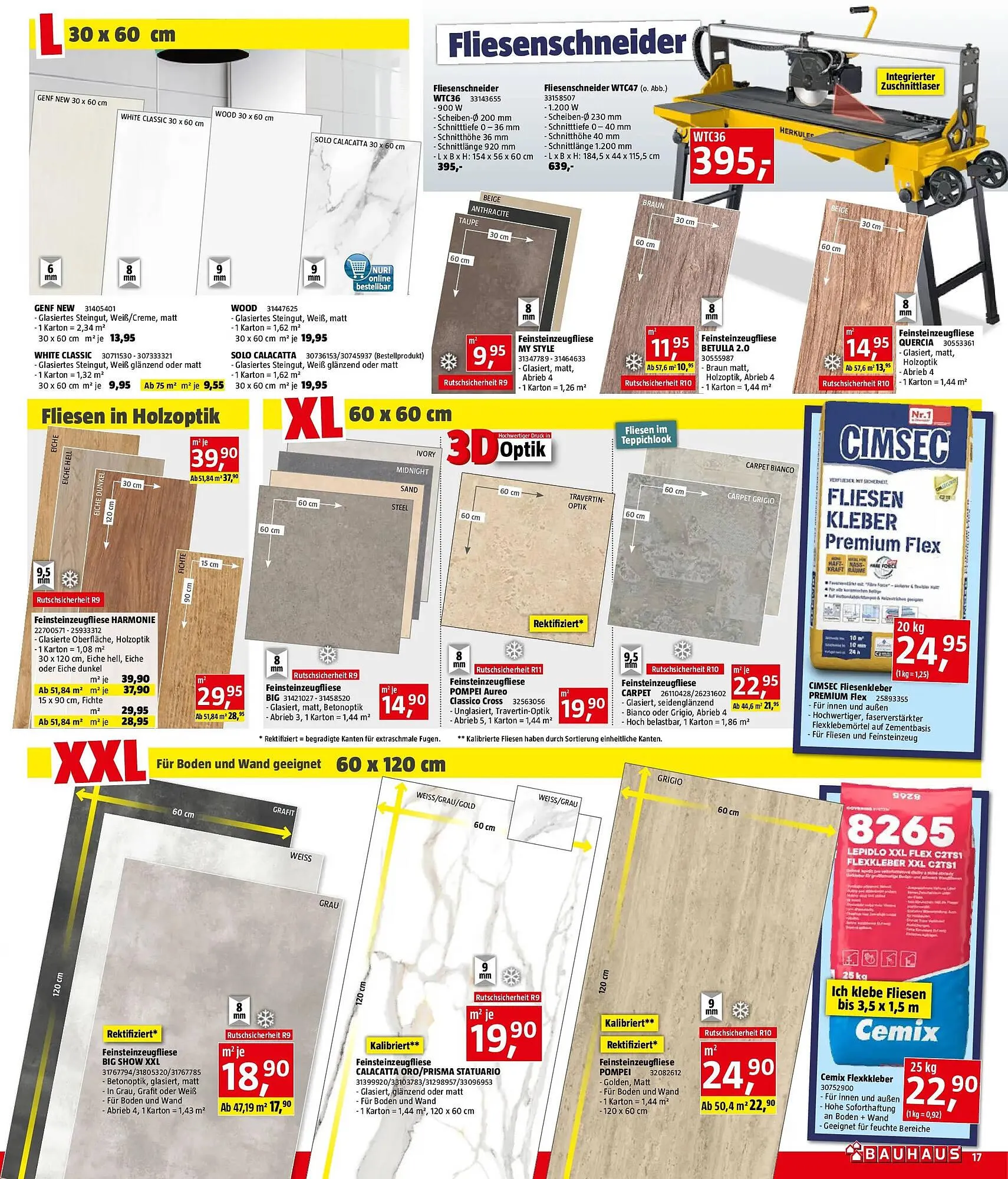 Bauhaus Flugblatt von 3. Dezember bis 31. Dezember 2025 - Flugblätt seite  17