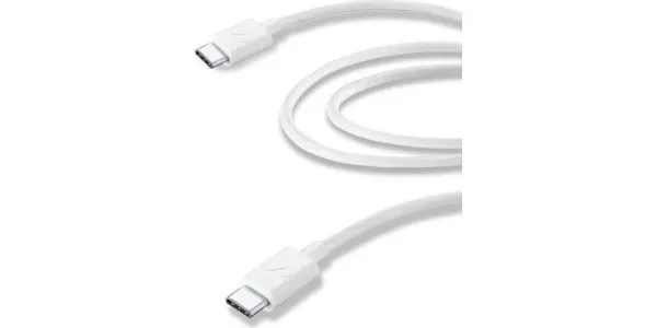 Cellularline Lade- und Datenkabel 200cm USB Type-C auf USB Type-C weiß