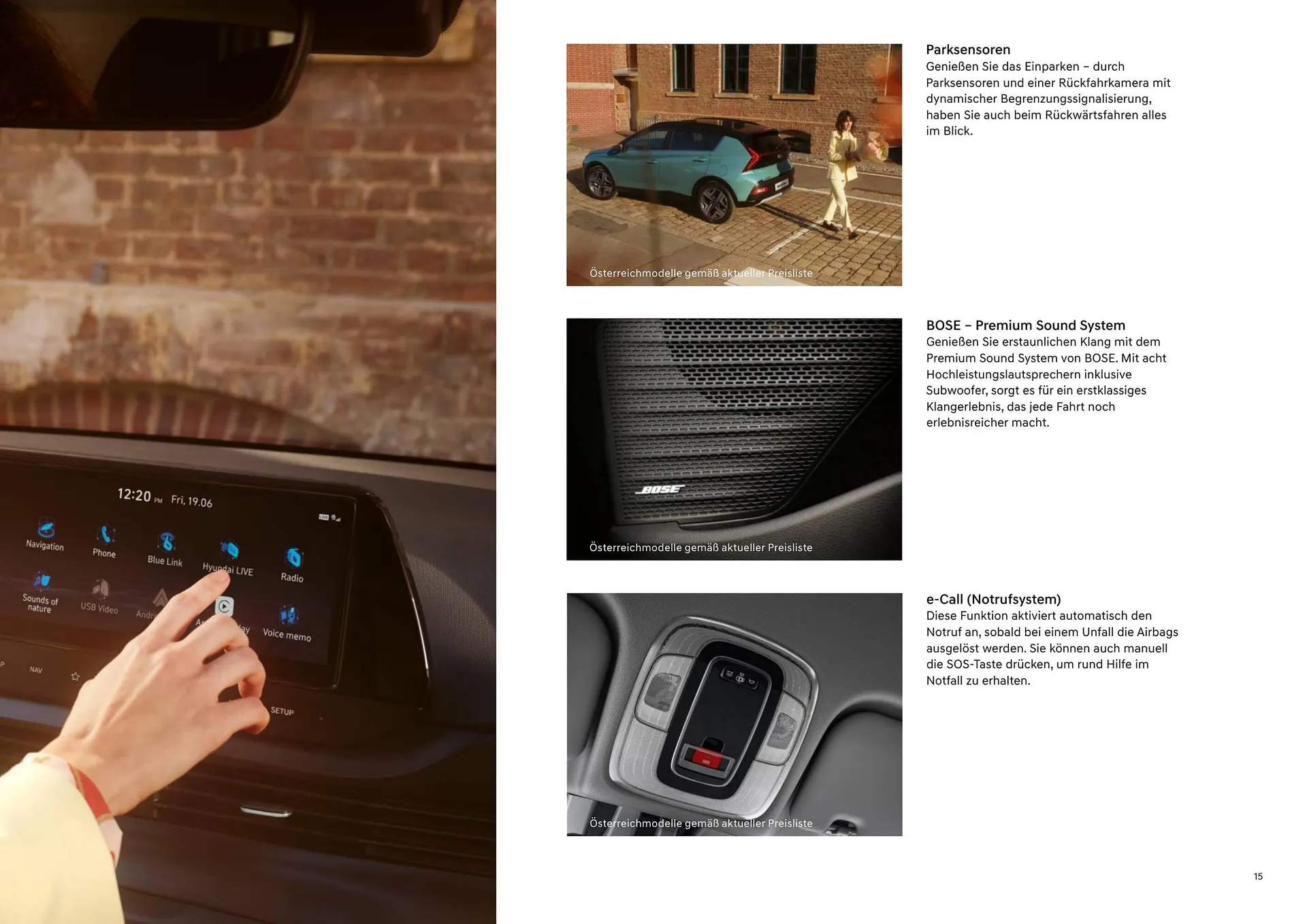 Hyundai Bayon Flugblatt von 11. Juli bis 14. Mai 2024 - Flugblätt seite  15