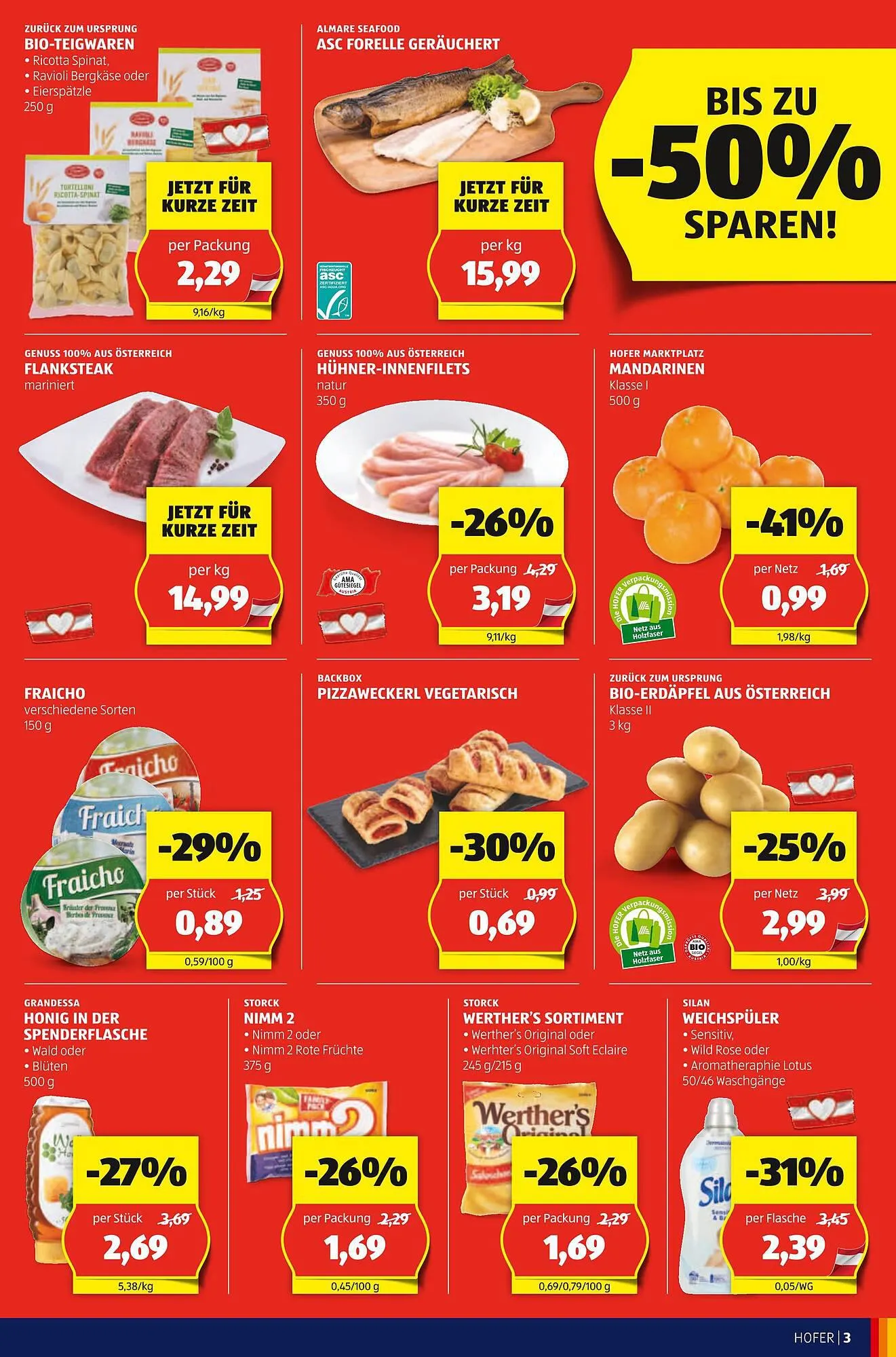 Hofer Flugblatt von 8. September bis 14. September 2023 - Flugblätt seite 3