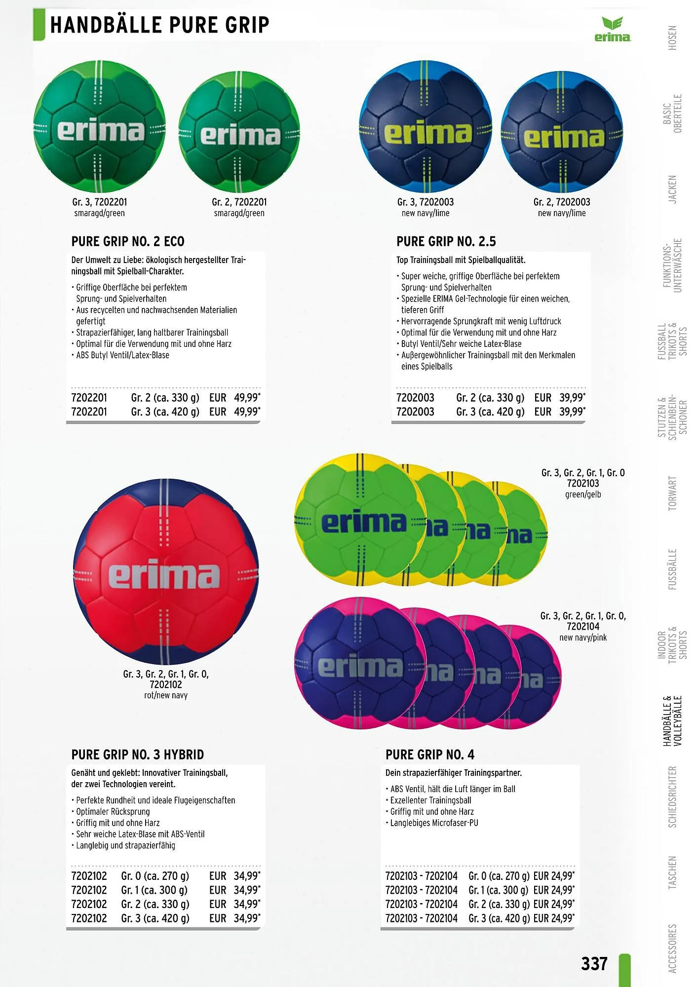ERIMA Flugblatt von 2. Jänner bis 31. Dezember 2024 - Flugblätt seite  337