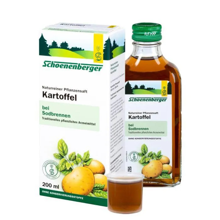 Schoenenberger® Kartoffel, Naturreiner Frischpflanzensaft (BIO) 200ml
