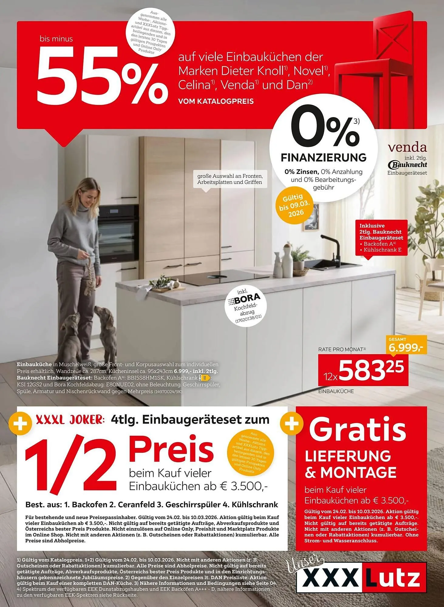 XXXLutz Prospekt von 24. Februar bis 10. März 2026 - Flugblätt seite  1