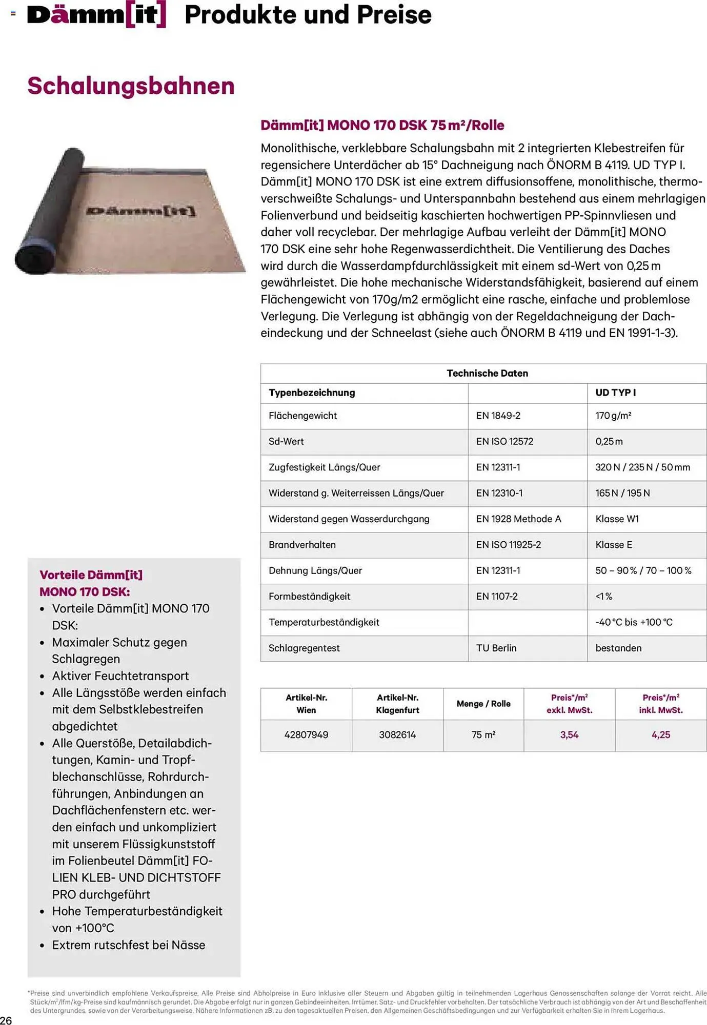 Lagerhaus Flugblatt von 8. Jänner bis 31. Dezember 2025 - Flugblätt seite 26