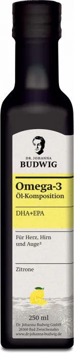 Dr. Johanna Budwig Dr. Budwig Omega-3 DHA+EPA Zitrone 250ml