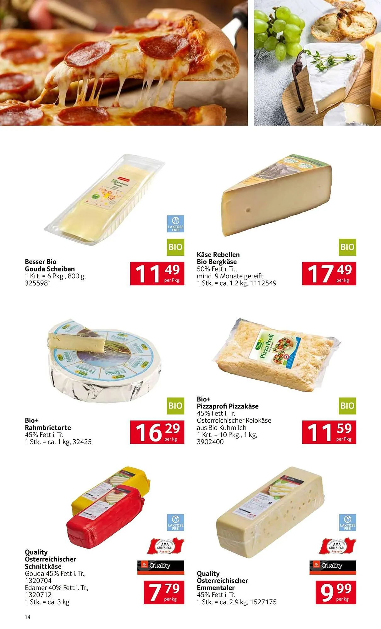 Transgourmet Flugblatt von 29. Juni bis 25. Juli 2026 - Flugblätt seite  14