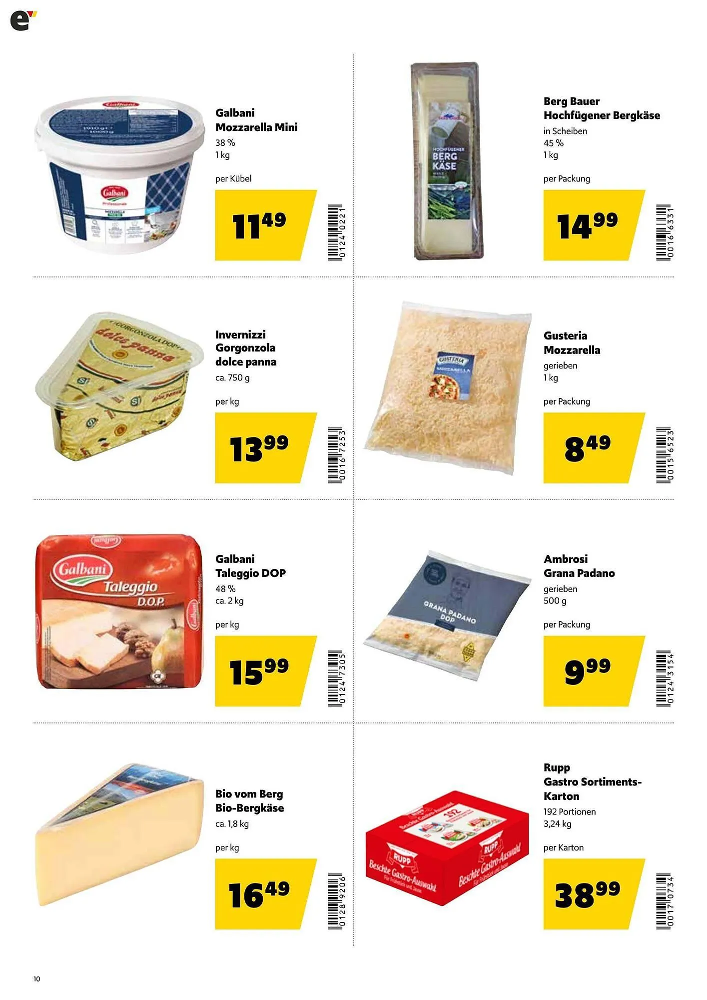 Eurogast Grissemann Flugblatt von 17. November bis 29. November 2025 - Flugblätt seite  10