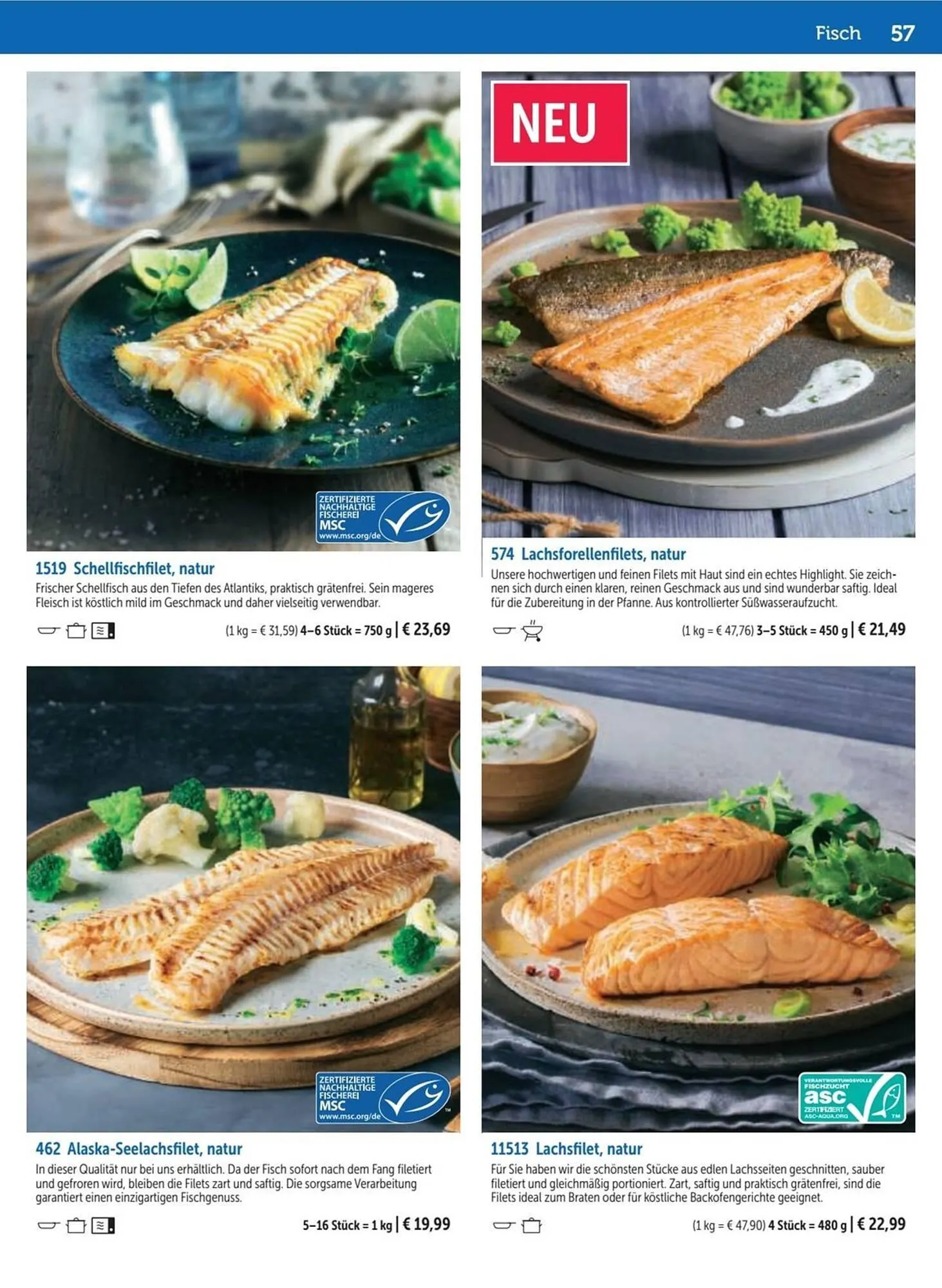 Bofrost Katalog von 13. September bis 6. März 2026 - Flugblätt seite 57