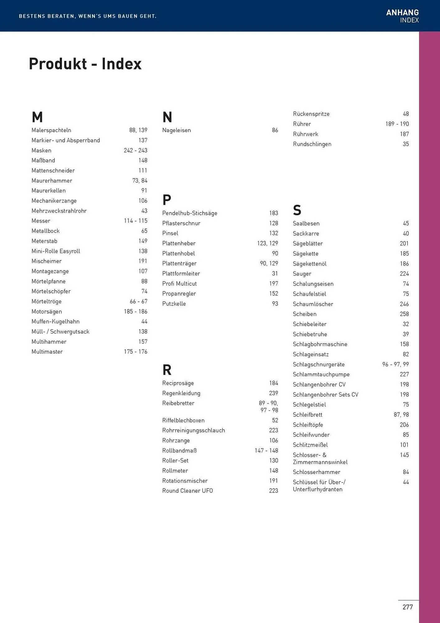 Würth Flugblatt von 22. Februar bis 31. Dezember 2024 - Flugblätt seite 277