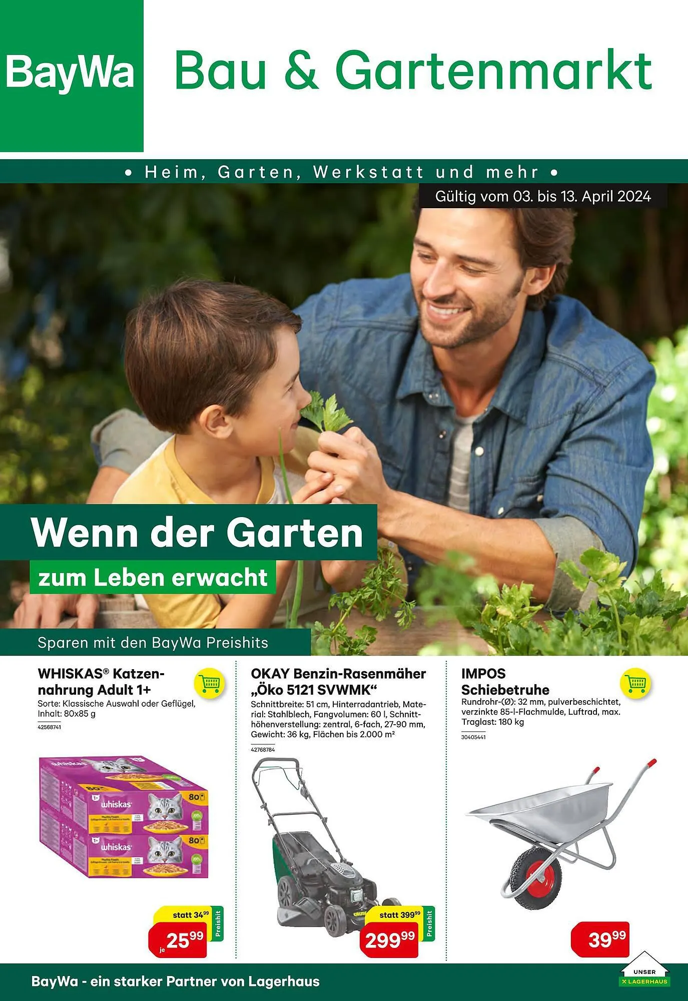 BayWa Flugblatt von 3. April bis 13. April 2024 - Flugblätt seite  