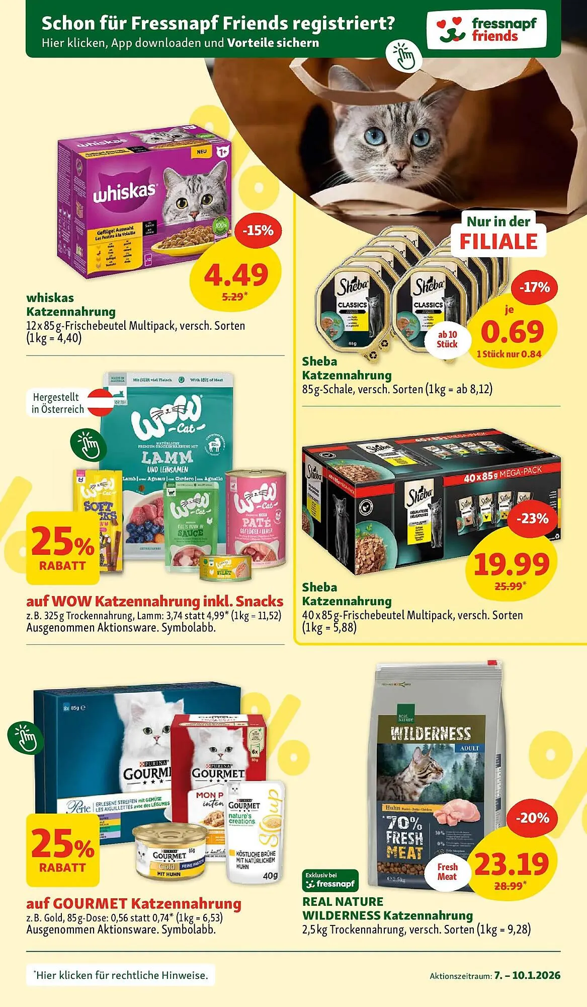 Fressnapf Flugblatt von 7. Jänner bis 10. Jänner 2026 - Flugblätt seite  5