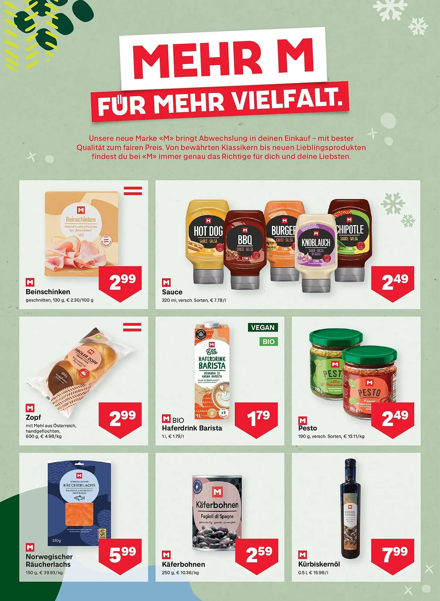 MPreis Flugblatt von 18. Dezember bis 24. Dezember 2025 - Flugblätt seite 2