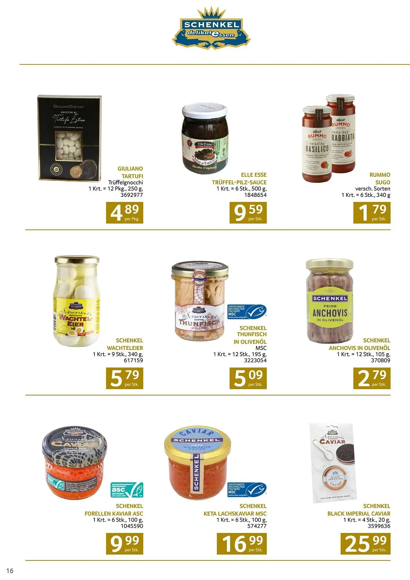 Transgourmet Flugblatt von 13. Oktober bis 25. Dezember 2024 - Flugblätt seite 16